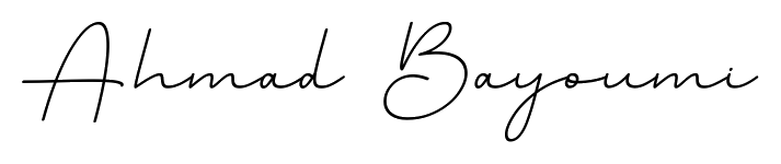 Ahmad Bayoumi signature